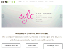 Tablet Screenshot of denfotexresearch.com